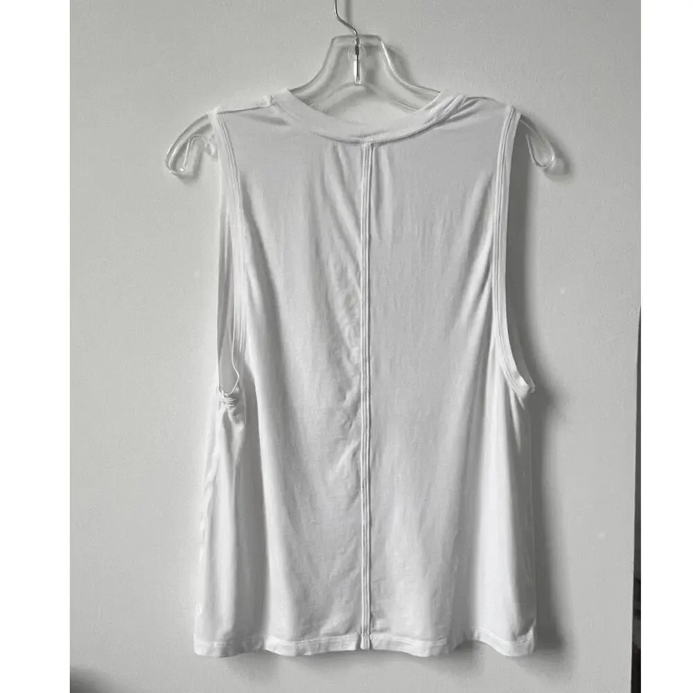RARE Lululemon Muscle Tank Top White 6